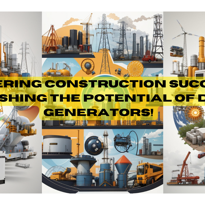 Powering Construction Success: Unleashing the Potential of Diesel Generators!