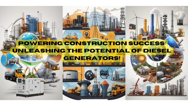 Powering Construction Success: Unleashing the Potential of Diesel Generators!