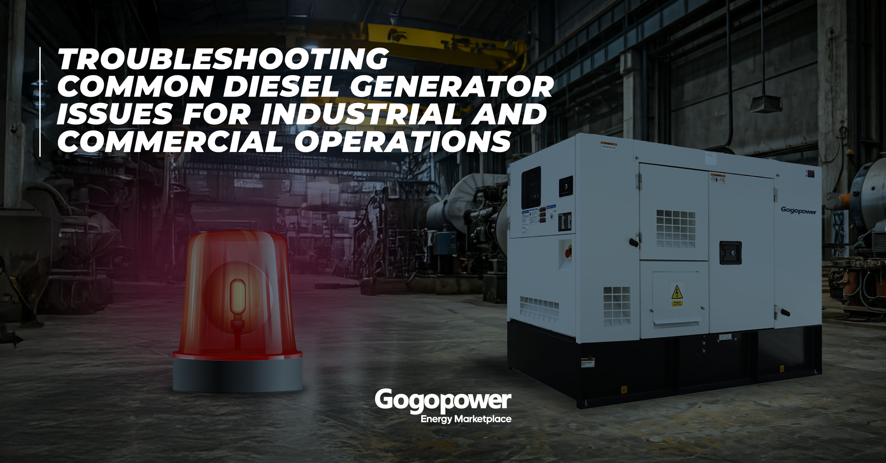 Troubleshooting Common Diesel Generator Issues for Industrial and Commercial Operations