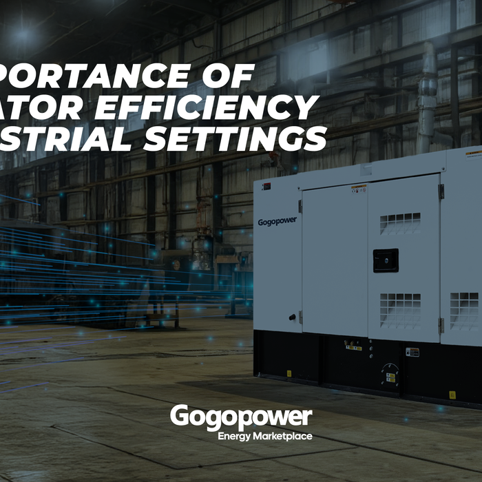 The Importance of Generator Efficiency in Industrial Settings