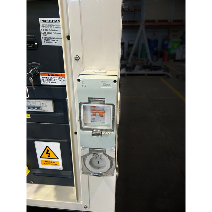 10kVA Diesel Generator 415V, 3 Phase: Powered by Kubota (Second-Hand)
