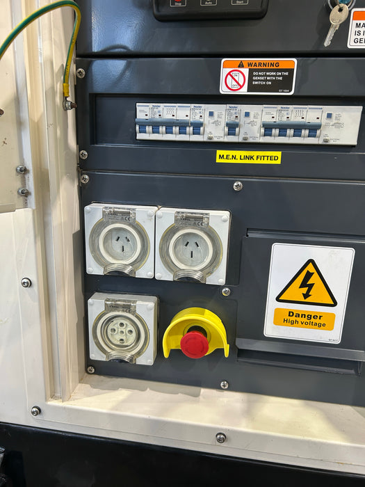 10kVA Diesel Generator 415V, 3 Phase: Powered by Kubota (Second-Hand)