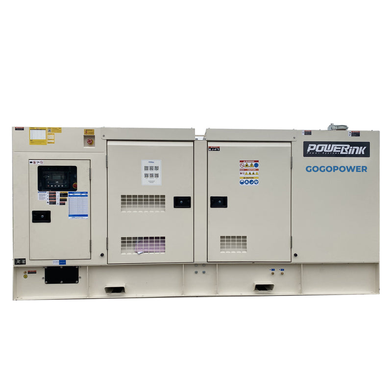 gogopower | GXE100S-NG 100KW Natural Gas Generator 415V, 3 Phase: Powered by PowerLink front
