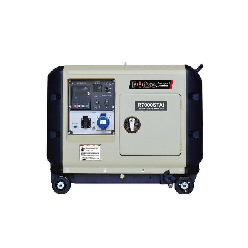 gogopower | R7000STAi-AU, 4.6kVA Portable Diesel Generator 240V, 1 Phase: Powered by OEM Engine